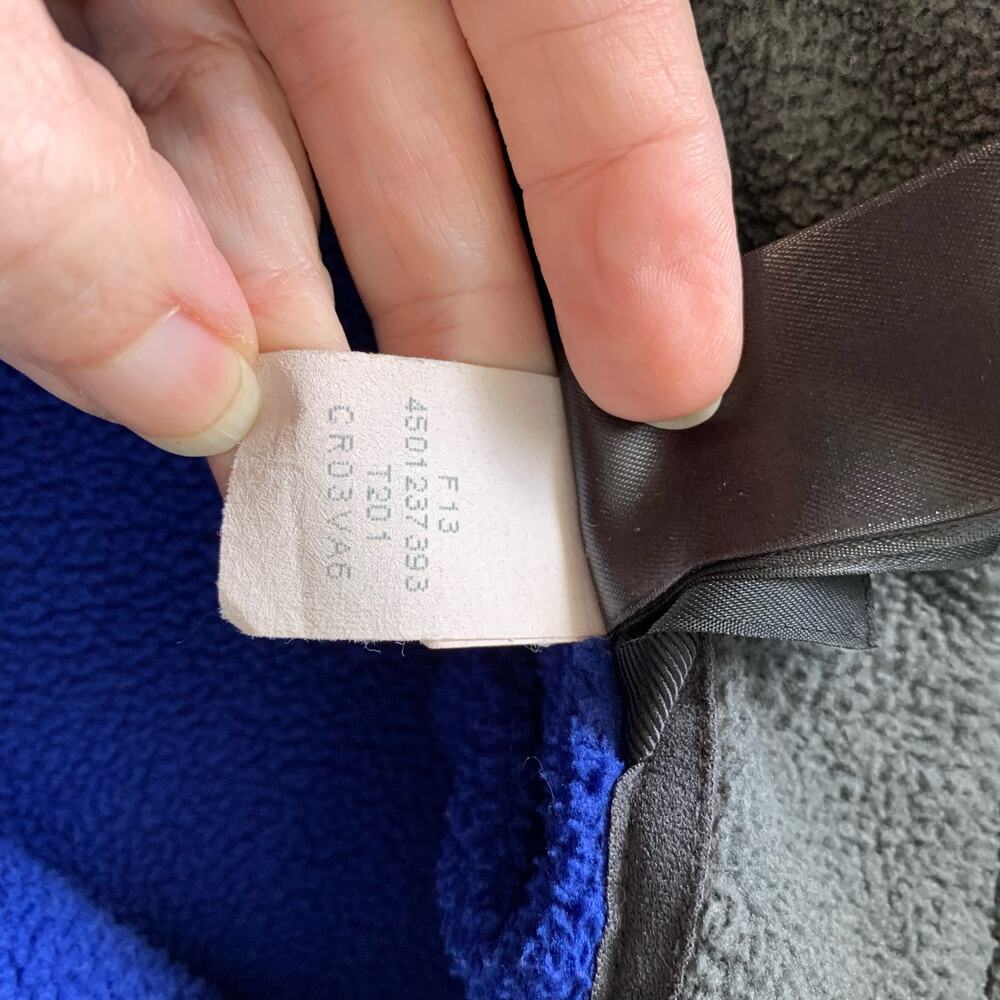 The North Face  Women's Full Zip Fleece Vest L Blue Gray Zip Pockets Warm - Picture 14 of 16